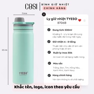 Genuine Tyeso thermos bottle with name/icon/logo engraved upon request 530ml