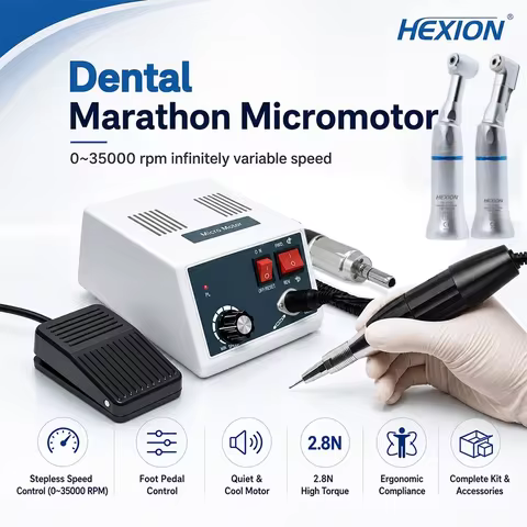 Buy a micromotor and get a 50% off coupon Dental E-Type Micromotor Polisher-35,000 RPM High Speed La