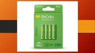 GP RECYKO RECHARGEABLE BATTERY AAA 4S 650MAH