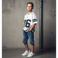 OLIVERKIDS - Boys and girls jersey 3-12 years NO 86 print Full Printing Women Girls Half Vintage Str