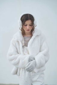 [umore.made] Karla fur coat แจ็คเก็ตขนเฟอร์ ทรงสวยมาก ขนนิ่มเรียงตัวสวย ไม่ระคายเคืองผิว