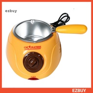 [EY] 1 Set 250ml Chocolate Melt Fondue Food Grade Energy-saving Metal Candy Melting Pot Chocolate Fondue Melter Machine Set for Home