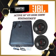 ชุดอัพเกรดลำโพงซับบ๊อก 10 นิ้ว GRATIA รุ่น GT-105M JBL รุ่น STAGE3673F Subbox BassBox 10 นิ้ว วางใต้