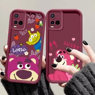 Burgundy Case for VIVO Y33s Y21 Y21s Y02 Y02t Y33t Y02a Y21a Y21e D-1 Lotso