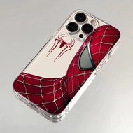 Spider-Man Men's Phone Case Transparent and Visible Couple Marvel Movie Phone Case