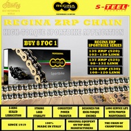 REGINA ZRP GOLD CHAIN｜520 / 525 / 530｜BUY 8 FOC 1｜Z-RING SEALED｜114–128L｜MADE IN ITALY