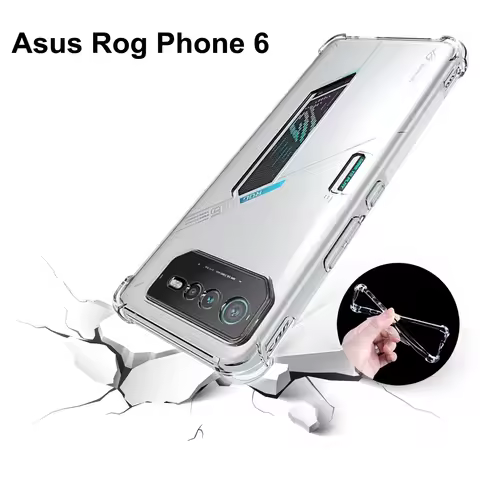 For Asus Rog Phone 6 6D AI2203 Case Air Cushion Shockproof Airbag Silicone Soft TPU Back Cover Case 