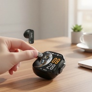 HTC NE72 Bluetooth 6.0 Earbuds, AI Real-Time Translator, Touch Screen, Dual-Touch, 40H Playtime, Com