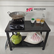 TWO TUNGGKU STOVE TABLE (90X40X60)