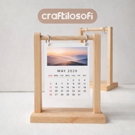 GANTUNGAN Calendar Number Menu Table Hanger Stand | Cafe Table Stand Desk Organizer Table Organizer