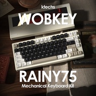 [SG Seller/Stocks]  WOBKEY Rainy75 Keyboard Custom Mechanical Keyboard Kit