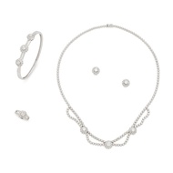 White Gold and Diamond Suite of Jewelry