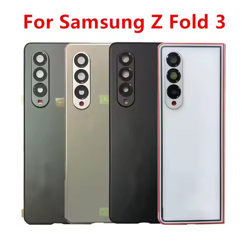 Fold3 Housing For Samsung Galaxy Z Fold 3 F926 Glass Battery Back Cover Repair Replace Door Phone Re