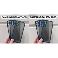 SAMSUNG GALAXY A05/SAMSUNG GALAXY A05S Transparent Matte Camera Protection Matte Case