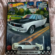 Diecast Hot Wheels Premium 77 Holden Torana A9X Seal
