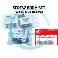 MOTOR HONDA WAVE 125X ULTIMO WAVE125 X ULTIMO SCREW BODY COVER SET COMPLETE SKRU COVER SET COMPLETER