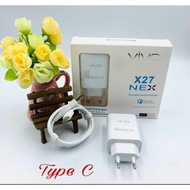 Charger Vivo X27 Vivo X27 Pro ORIGINAL 100% Super Charge USB C