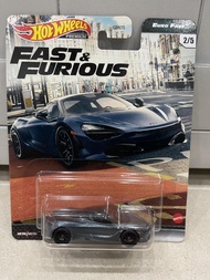 "Xe mô hình đồ chơi bánh cao su Hotwheels 1:64 PREMIUM - FAST & FURIOUS - McLaren 720s