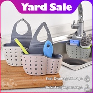 Yard Sale-Kitchen Drainage Storage Basket Sponge Holder With Adjustable Storage Height Home Use Baku