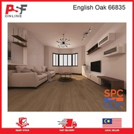 Tudor Oak Ready Stock SPC Flooring [180mm x 1220mm x 4mm] Waterproof Laminated Flooring/ Lantai SPC Murah