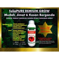 Baja FoliaPURE Premium Bloom Berkesan3xGanda Rawat Paksa Subur Bunga Buah Rose Ros Orkid Durian Sawit Sayur Kebun Ladang