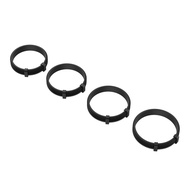 Seamless Follow Focus Ring Set of 4, with AB Stop and Non-Slip Rubber, Standard M0.8 Focus Gear Ring
