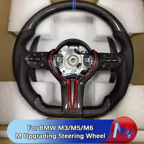 Upgrated 3 Color Stripe Volant Steering Wheel For BMW F10 X5 F15 X6 F16 F20 F22 F23 F25 F26 F30 F31 