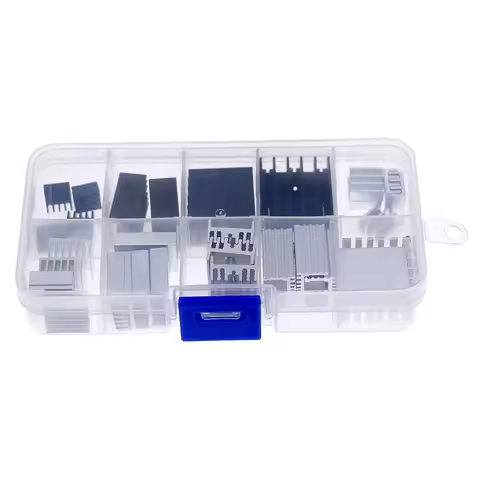 33pcs Heatsink Assorted Kit TO-220 TO-3 MOSFET Transistor SCR Voltage Regulator