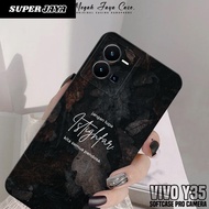 VIVO Y35 Case - Casing Latest VIVO Y35hp QUOTES Motif - Silicone VIVO Y35hp - Cover hp - Kesing VIVO