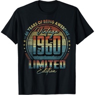 1960 Limited Edition Vintage T-Shirt For 66th Birthday