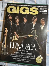 GiGS 2020年1月號 LUNA SEA 河村隆一  SUGIZO INOR J 真矢 BAND-MAID silent siren 山本彩 電結他 樂譜 ESP PRS Gibson drum 