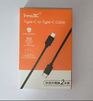 充電線．inna3C (Type-C to Type-C)