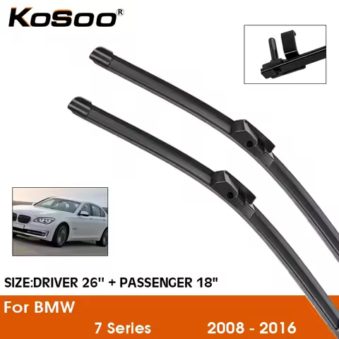KOSOO For BMW 7 Series Car Wiper Blades E65 E66 E67 E68 F01 F02 F03 F04 G11 G12 730Li 730i 735i 740 
