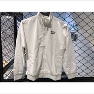 Reebok classic logo jacket 女 logo 白黑 經典 風衣 外套 長袖 CF3968