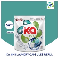 Ka 4-in-1 Laundry Capsules Refill Universal (54 pods)