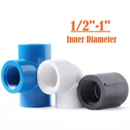 5Pcs Inner diameter 20mm/25mm/32mm PVC Pipe Joint 1/2” 3/4” 1” Straight Elbow Tee for Tank Connector pipe fittings