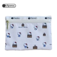 【LeSportsac】拉鏈收納包：包包Kitty - 白 (072)