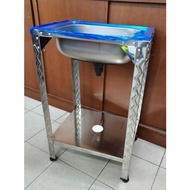 kitchen sink with stand/Single Bowl Sink With Stainless Steel Stand/Wash basin/kitchen rack sink/rak