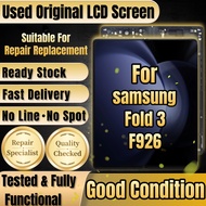 For Samsung Galaxy Z Fold 3 Inner LCD Screen SM-F926B F926U F926N With Frame Replacement Tested Work