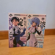 EVA 新世紀福音戰士 一番賞 B賞 C賞 碇真嗣 綾波麗