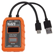 Klein Tools ET920 USB Power Meter, USB-A and USB-C Digital Meter for Voltage, Current, Capacity, Ene