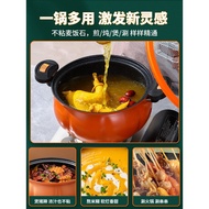 HY&amp; Low Pressure Pot Household Gas Induction Cooker Universal Large Capacity Pudgy Pressure Cooker Pumpkin Pressure Cook