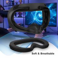 1pc VR Face Pad & Facial Cover for Oculus Quest 2, Sweat Resistant PU Foam Cushion - Meta Quest 2 Ac