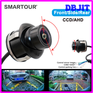 DBJIT กล้องหน้ารถยนต์ Kamera Spion 360องศาปรับได้ CCD AHD 720P กล้องมองข้างกลับด้านได้กล้องสำรอง FEC