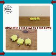DOEL EL CONVERTER 2 RCA TO MALE RCA