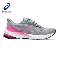 ASICS Women GT-1000 12 Running Shoes in Sheet Rock/Hot Pink
