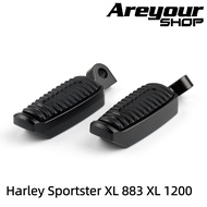 ที่พักเท้า 45 องศา สำหรับ Harley Sportster XL 883 XL 1200 V-Rod Low Hugger สีดำ