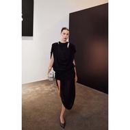HERZIG MADE - AETHER COLLECTION - CUT OUT Pleated Skirt (Loose Chiffon) - ELVIRA DRESS - B1929