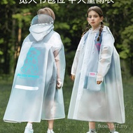 Medium Large Schoolbag Children 2025 Boys New Style Students Go to School with Children Raincoat Gir