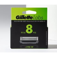 Gillette Labs Razor 4 Blades/8 Blades Men,Razor Blade Refills